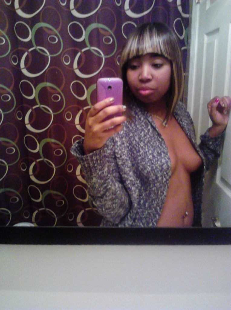 Best of Ebony nip slip