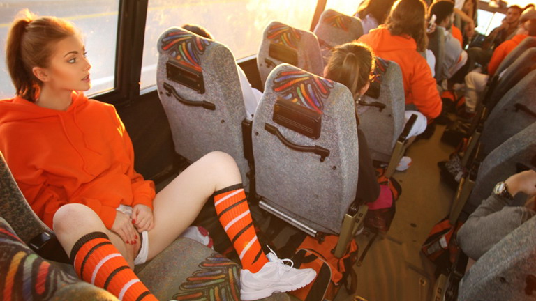 fingering in bus - teens masturbating together nia nacci vr