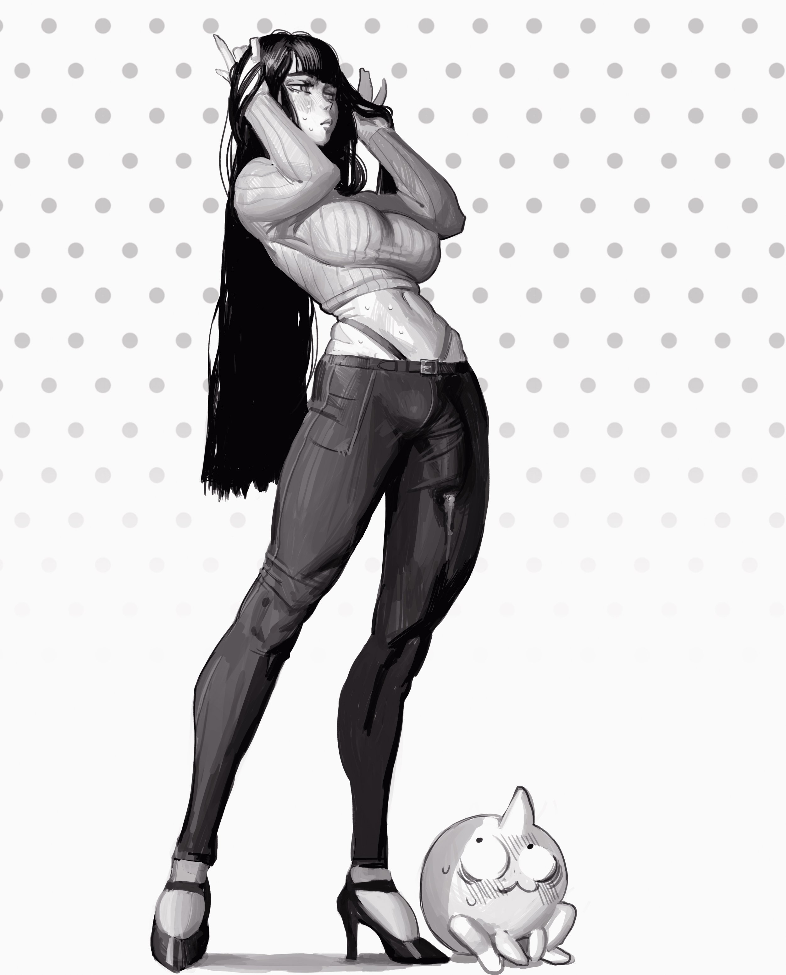 futa in real life - jeans blow job big black boobs with milk