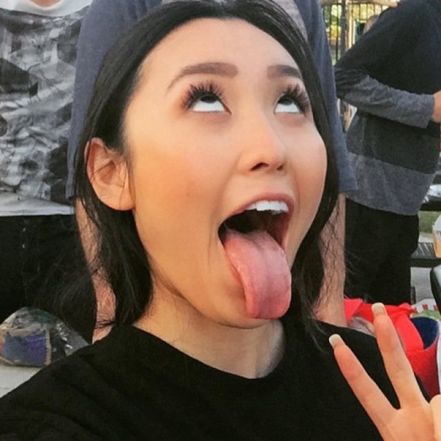 ahegao facial - belle delphine leaked videos taytay onlyfans