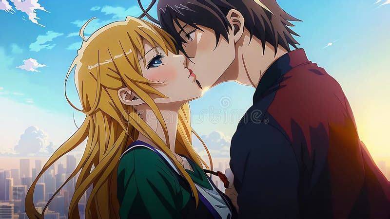 Best of Anime men kissing