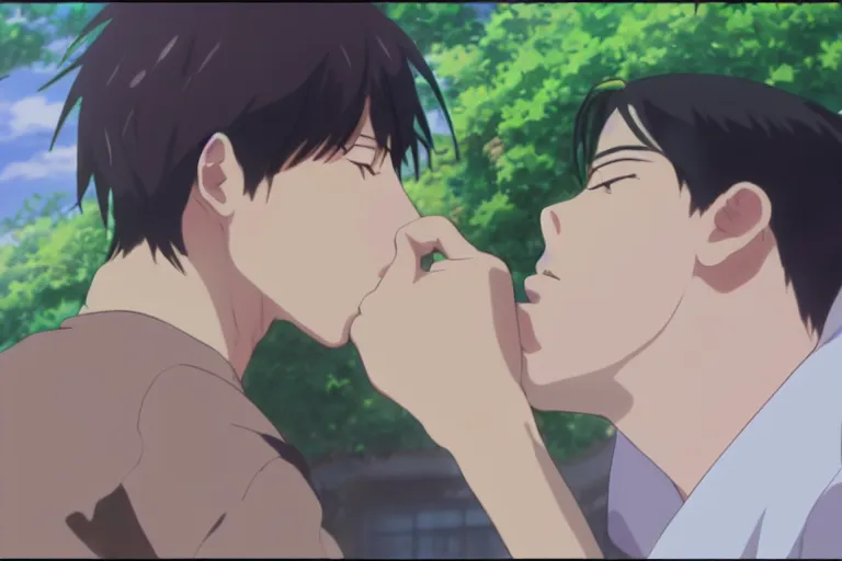 Anime Men Kissing anal domination demetrius gonzales recommends Anime Men Kissing