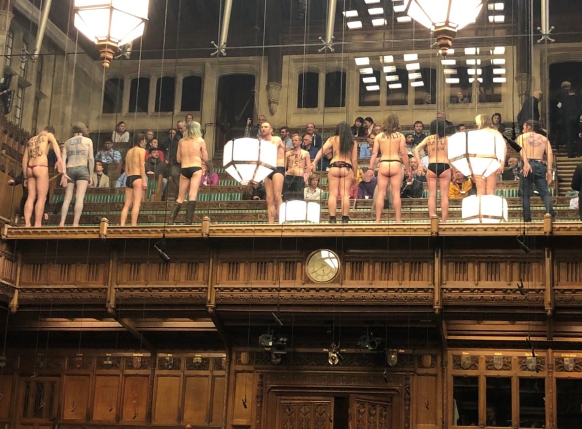 devin mcgarry recommends protesters nude pic